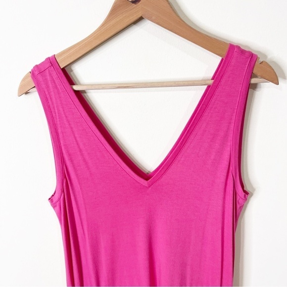 Sweaty Betty Tayberry Pink Drawstring Take It Easy Drop Waist Dress Small NWOT - Picture 3 of 8